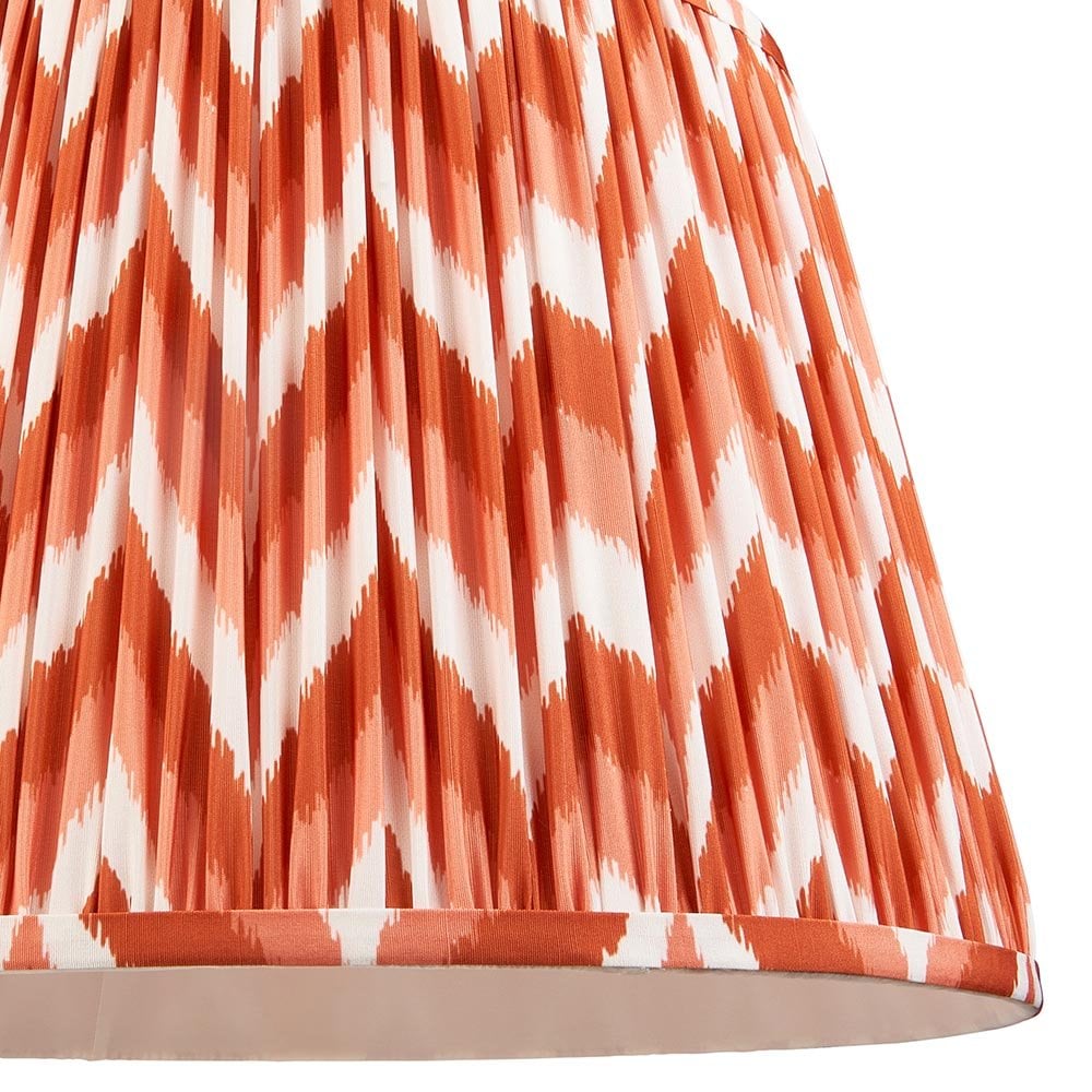 Zigzag 400mm Apricot Tapered Shade