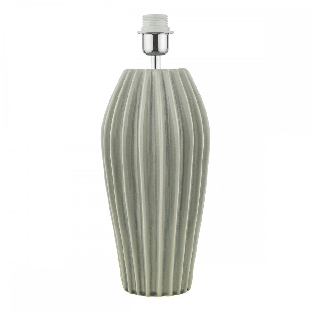 Rosario Grey Crackle Glaze Table Lamp Base Only