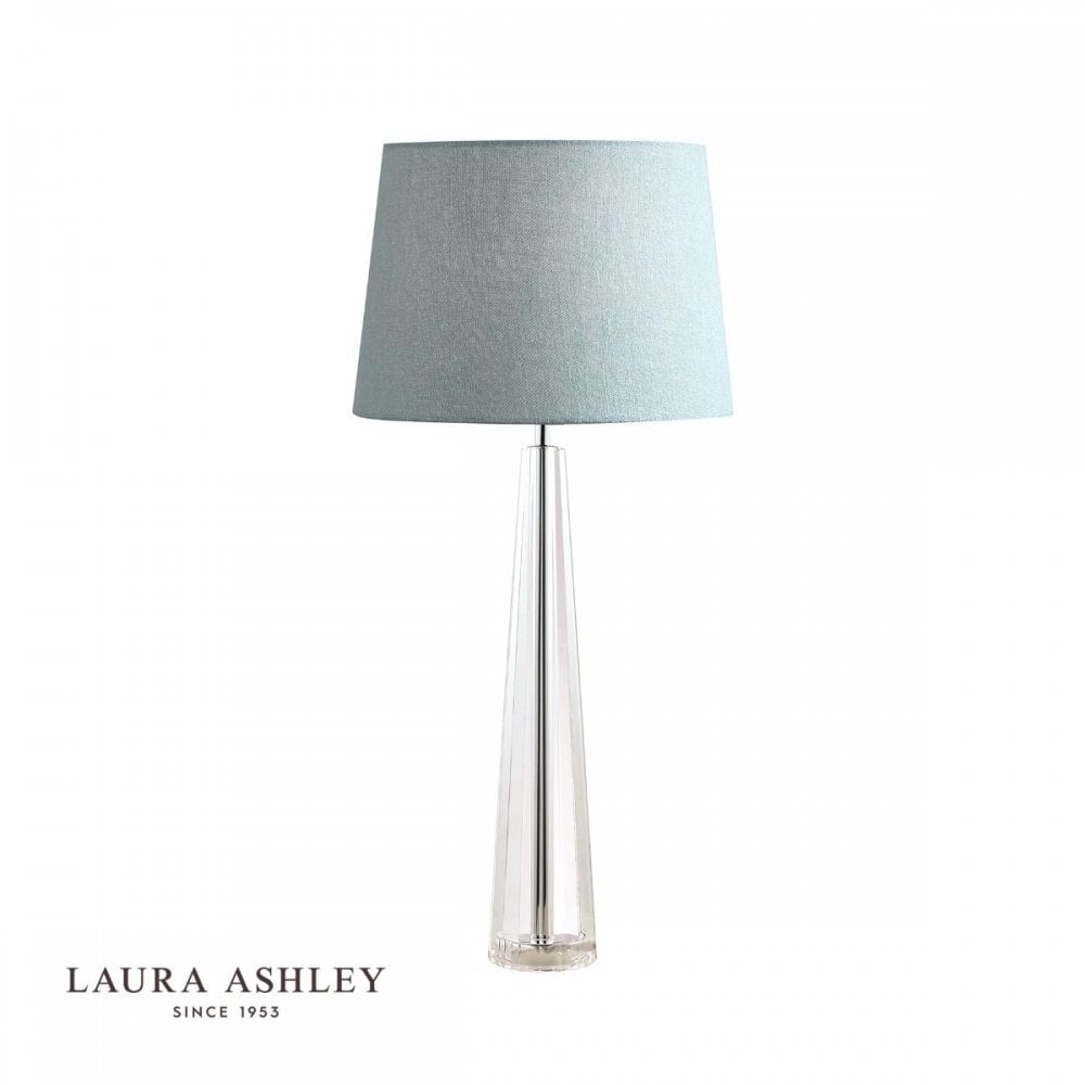 Blake Small Cut Glass Crystal Obelisk Table Lamp Base
