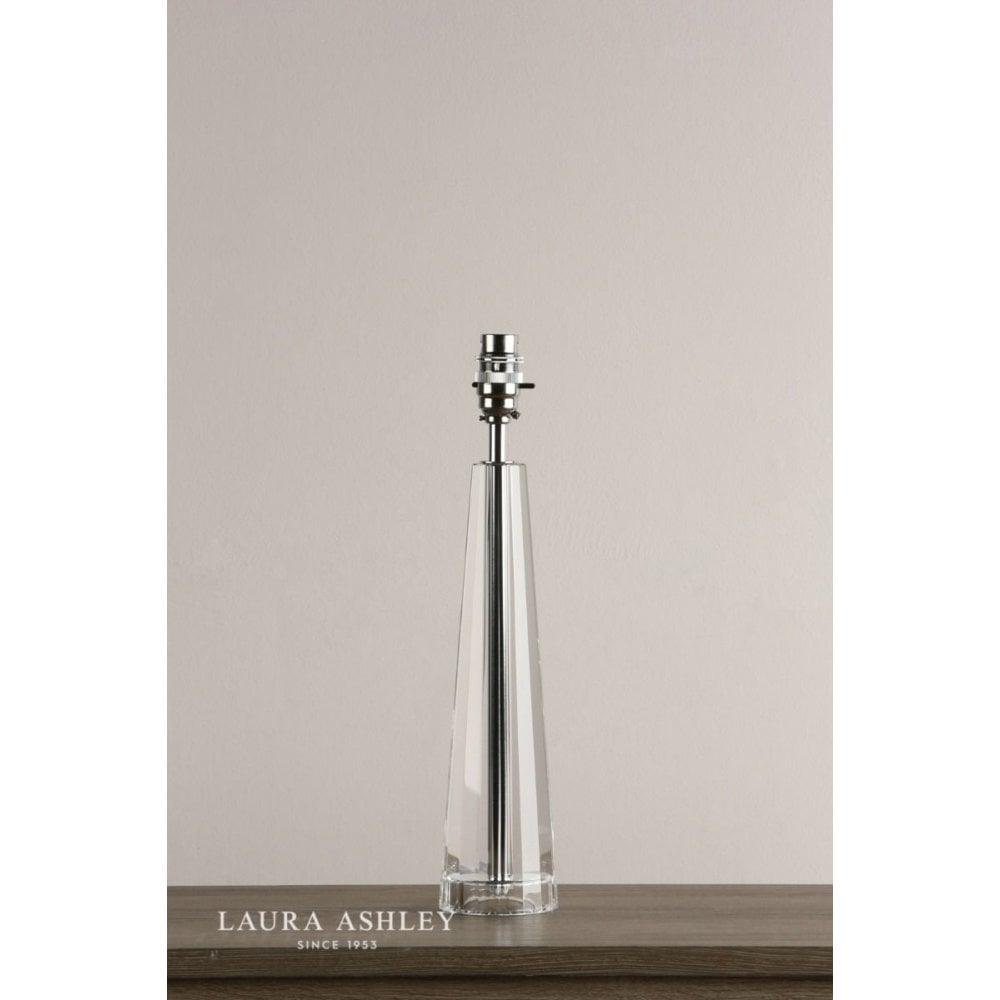 Blake Small Cut Glass Crystal Obelisk Table Lamp Base