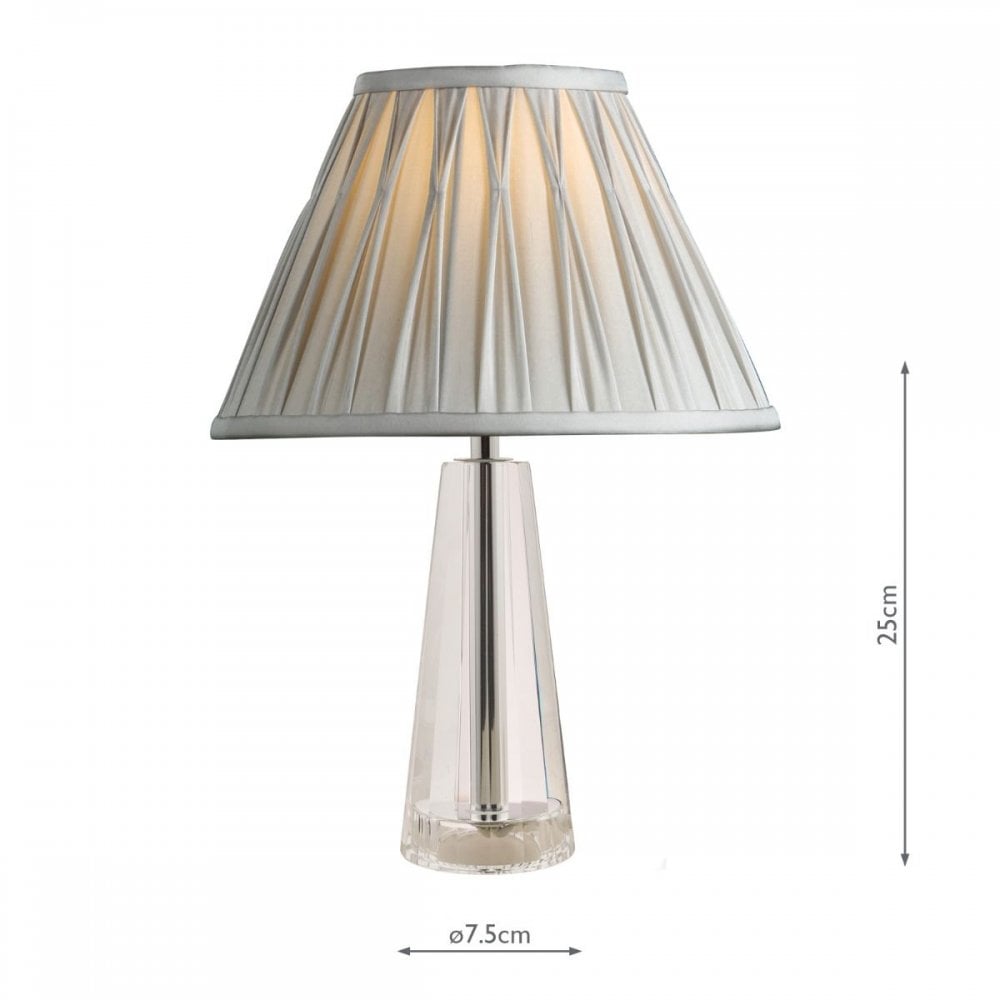 Blake Large Cut Glass Crystal Obelisk Table Lamp Base