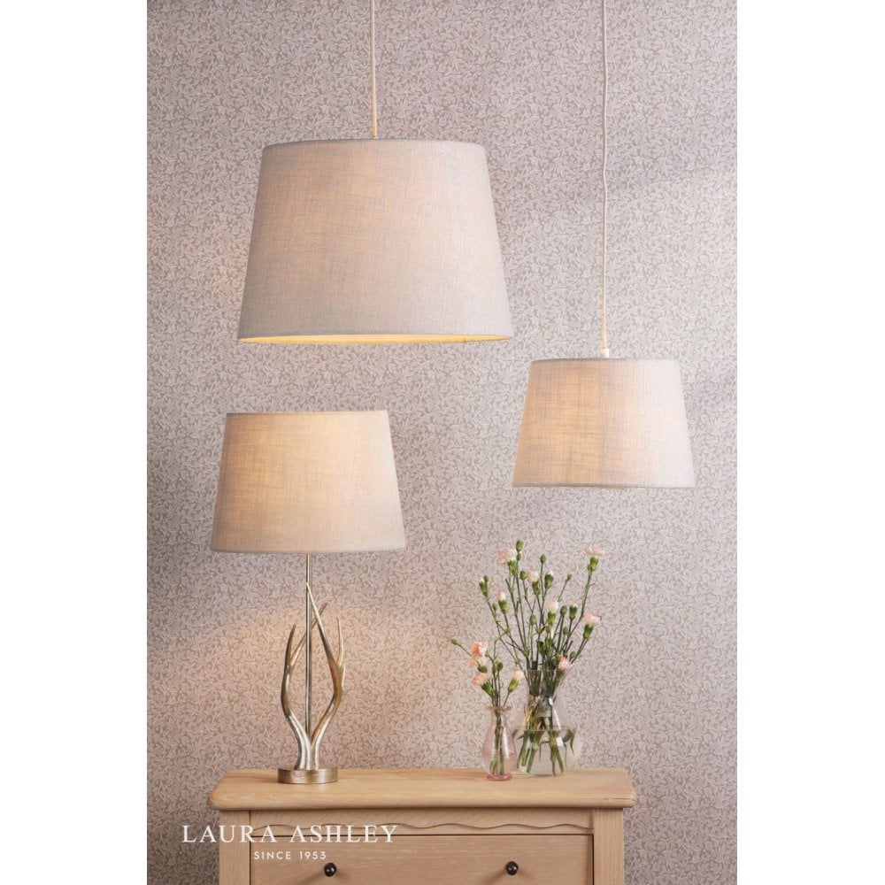 Bacall 10 Inch/250mm Empire Shade in Natural Linen