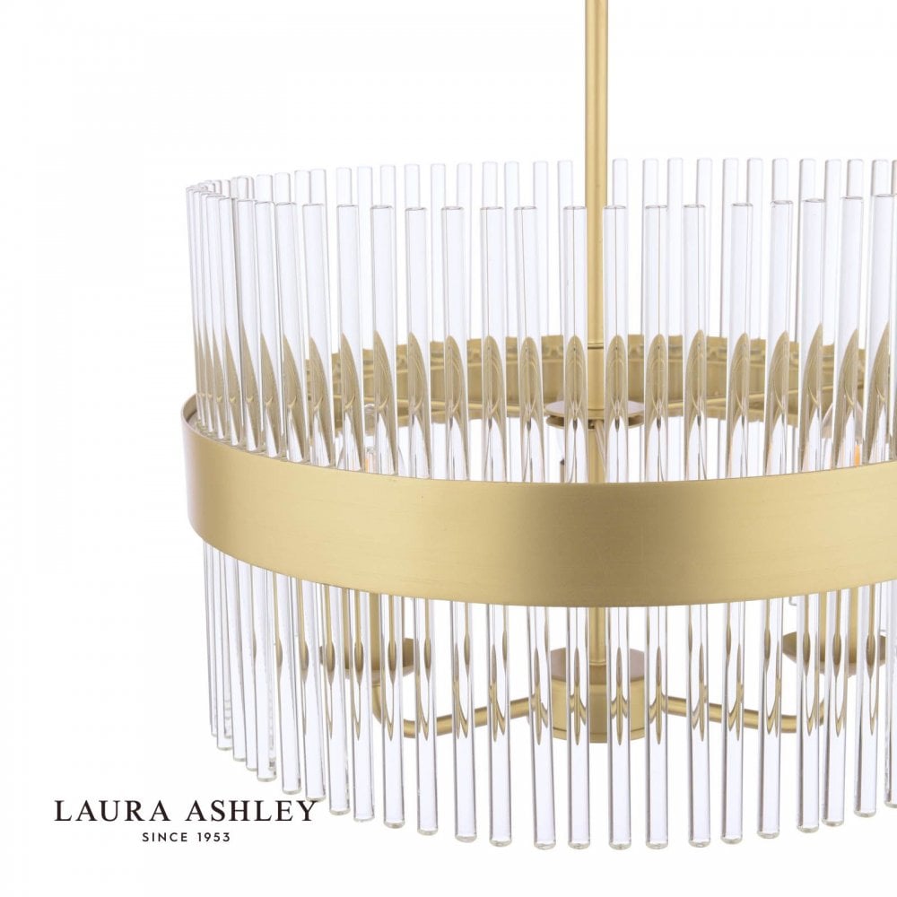 Alexa 3 Light Antique Brass Pendant