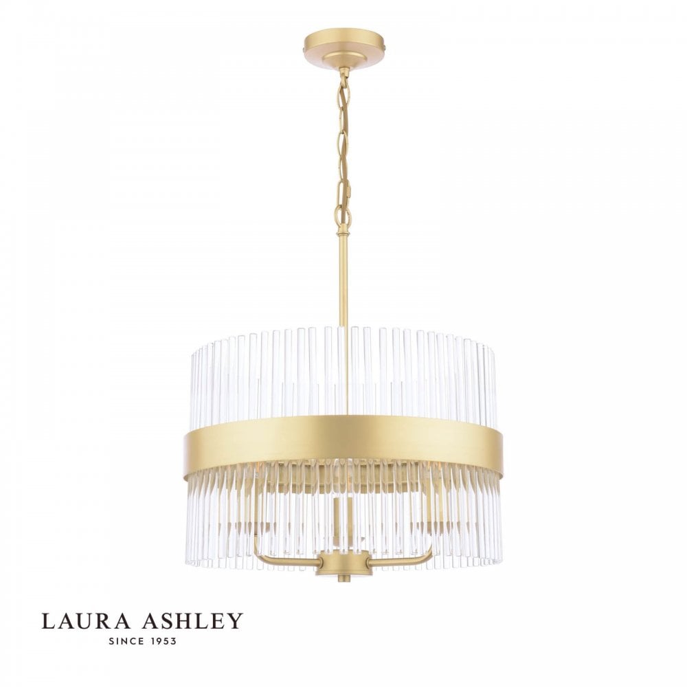 Alexa 3 Light Antique Brass Pendant