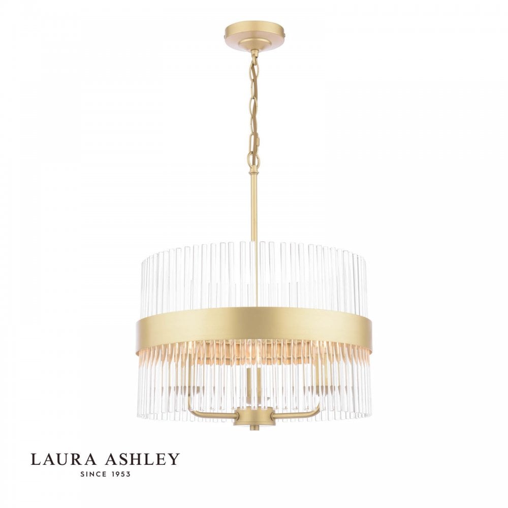 Alexa 3 Light Antique Brass Pendant