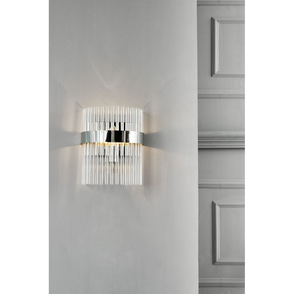Alexa Wall Light in Polished Nickel