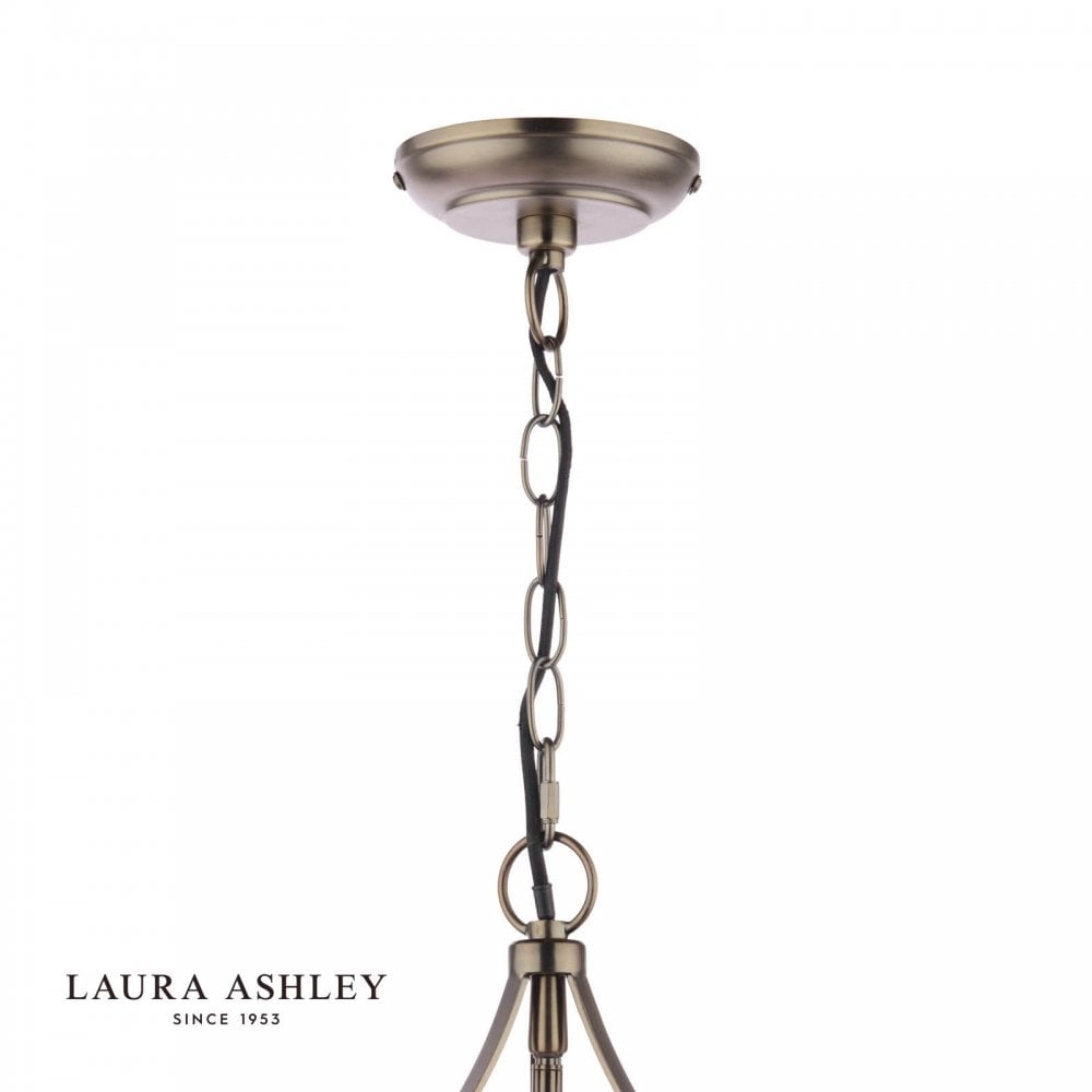 Allerford 3 Light Bronze Pendant with Taupe Shade