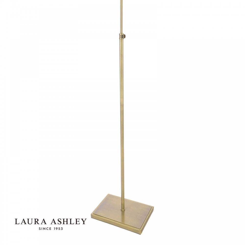 Bartley Antique Brass Floor Lamp C/W Shade