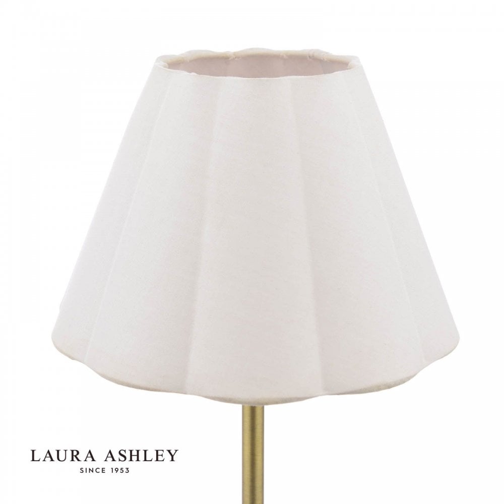 Erin Rechargeable Antique Brass Table Lamp C/W Shade