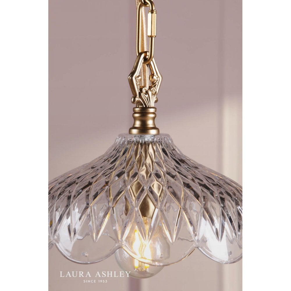 Eversden Antique Brass Single Pendant
