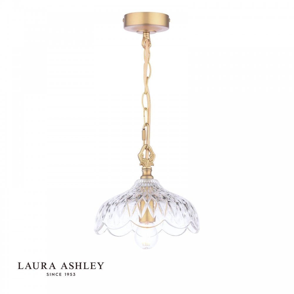 Eversden Antique Brass Single Pendant