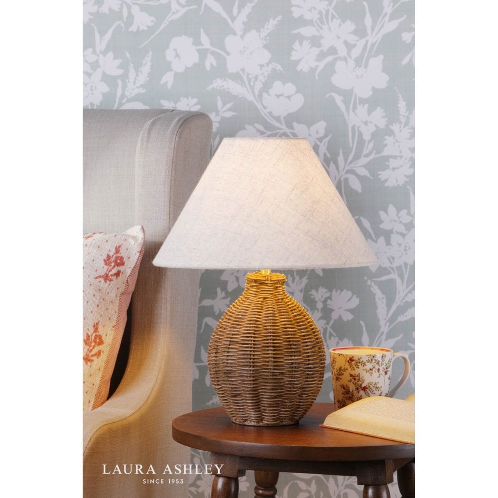 Fernhill Antique Brown Table Lamp C/W Shade