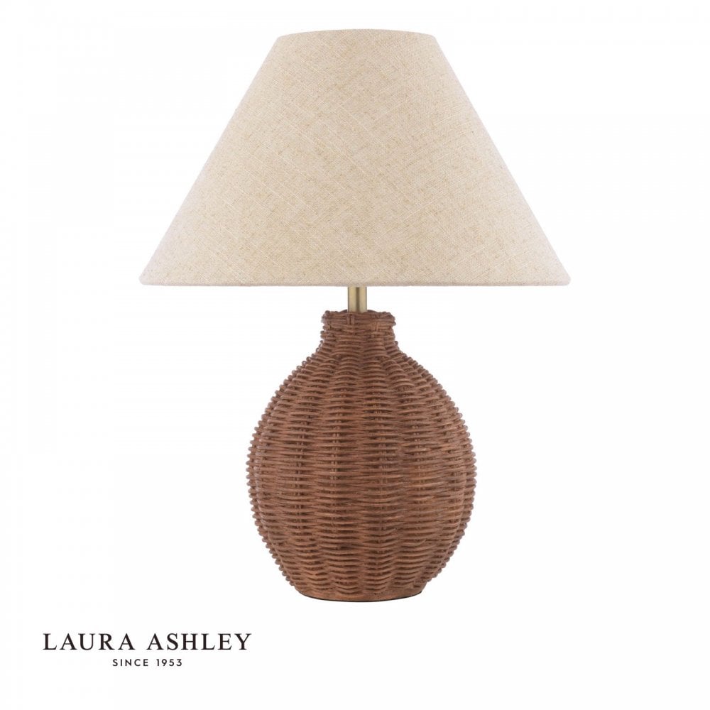 Fernhill Antique Brown Table Lamp C/W Shade