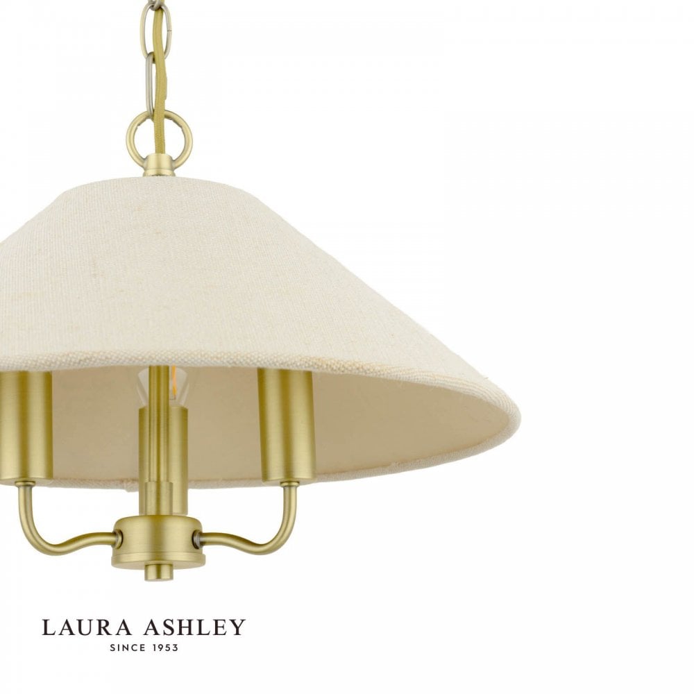 Harland 3 Light Antique Brass Pendant