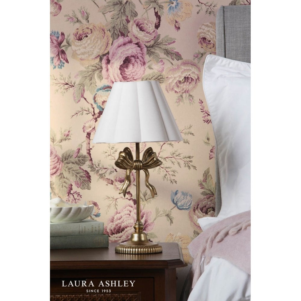 Larkfield Bow Gold Table Lamp C/W Shade