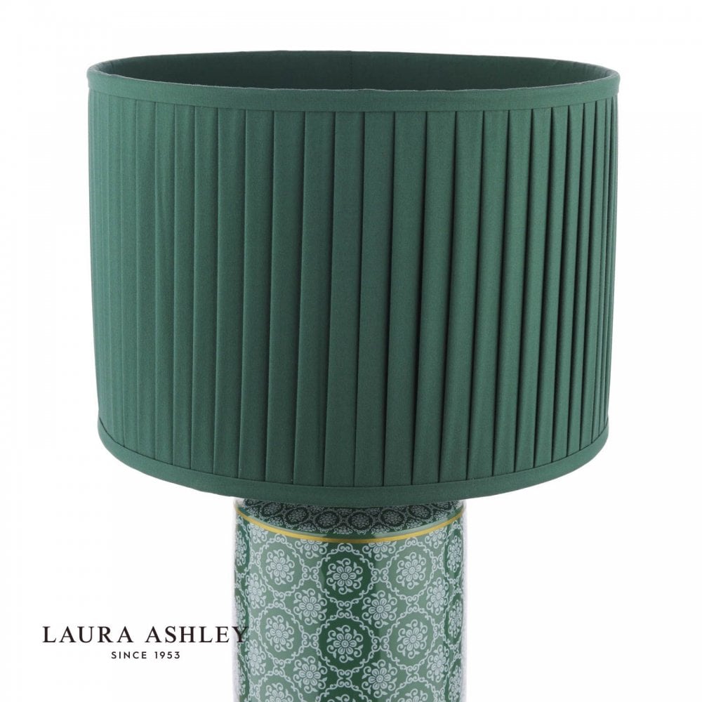 Knipton Green Ceramic Table Lamp C/W Shade