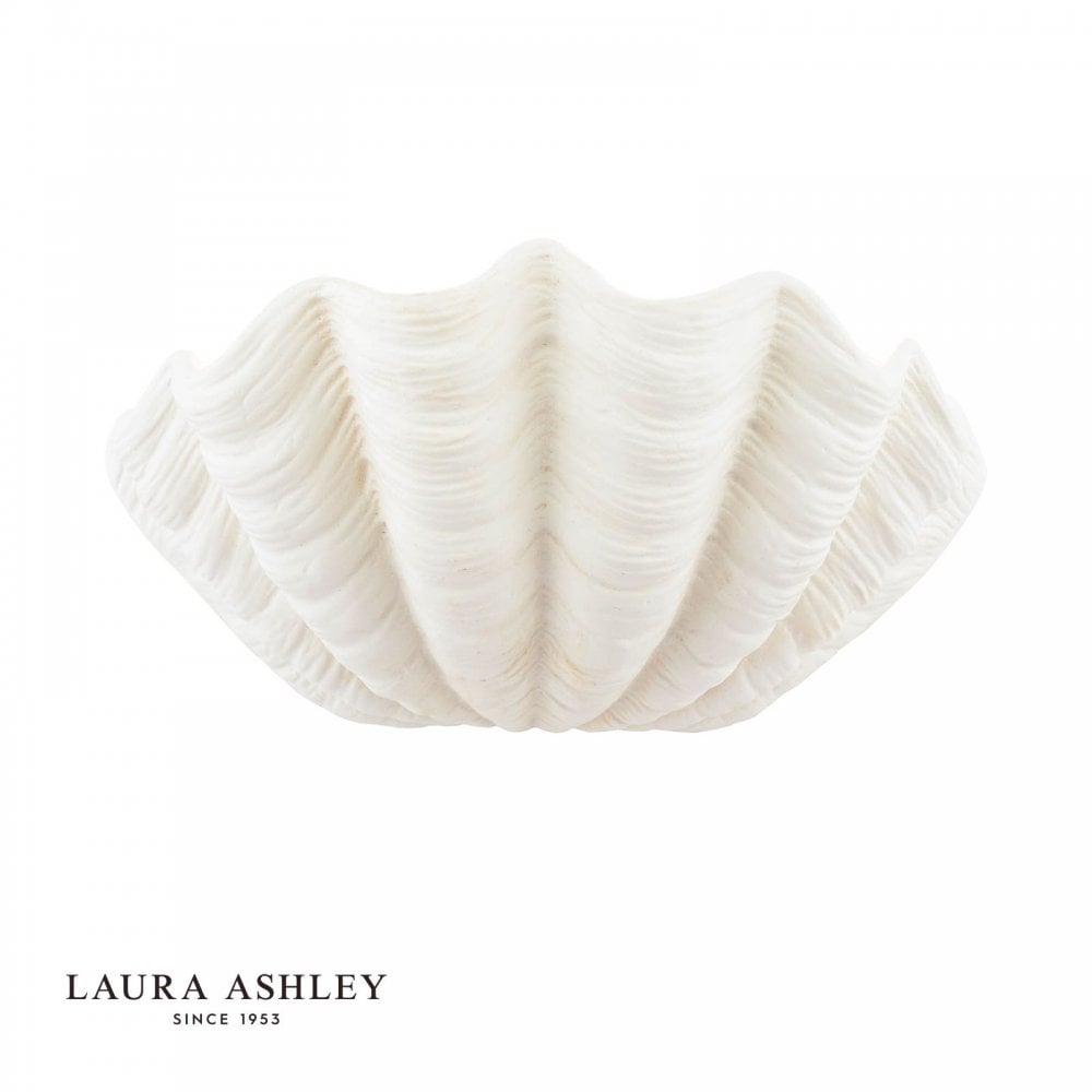 Shell White Ceramic Wall Light