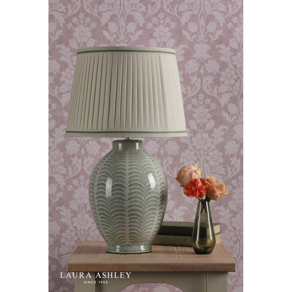 Stannard Green Table Lamp C/W Shade