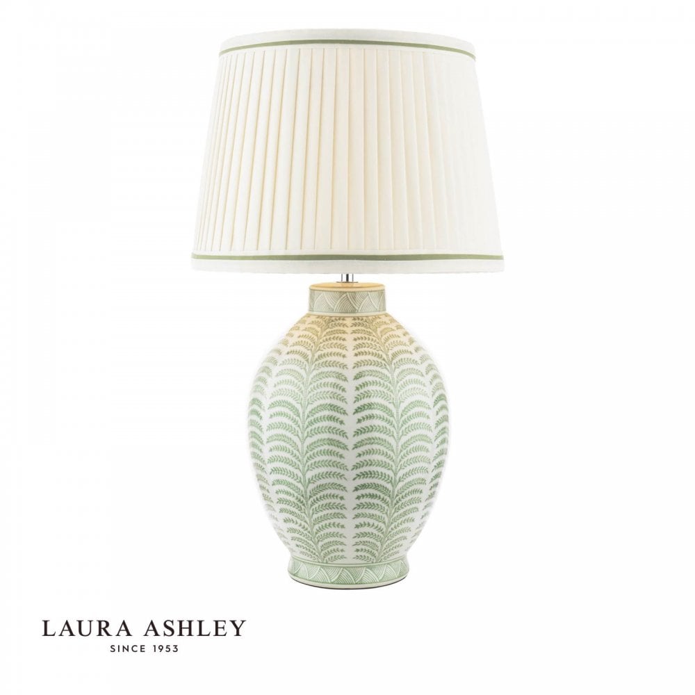 Stannard Green Table Lamp C/W Shade