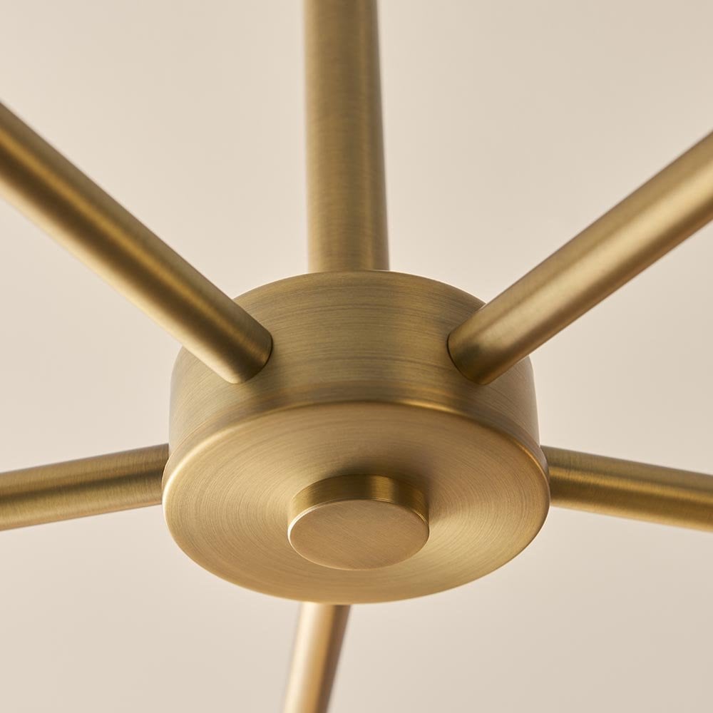Cerchio 5 Light Semi Flush Fitting