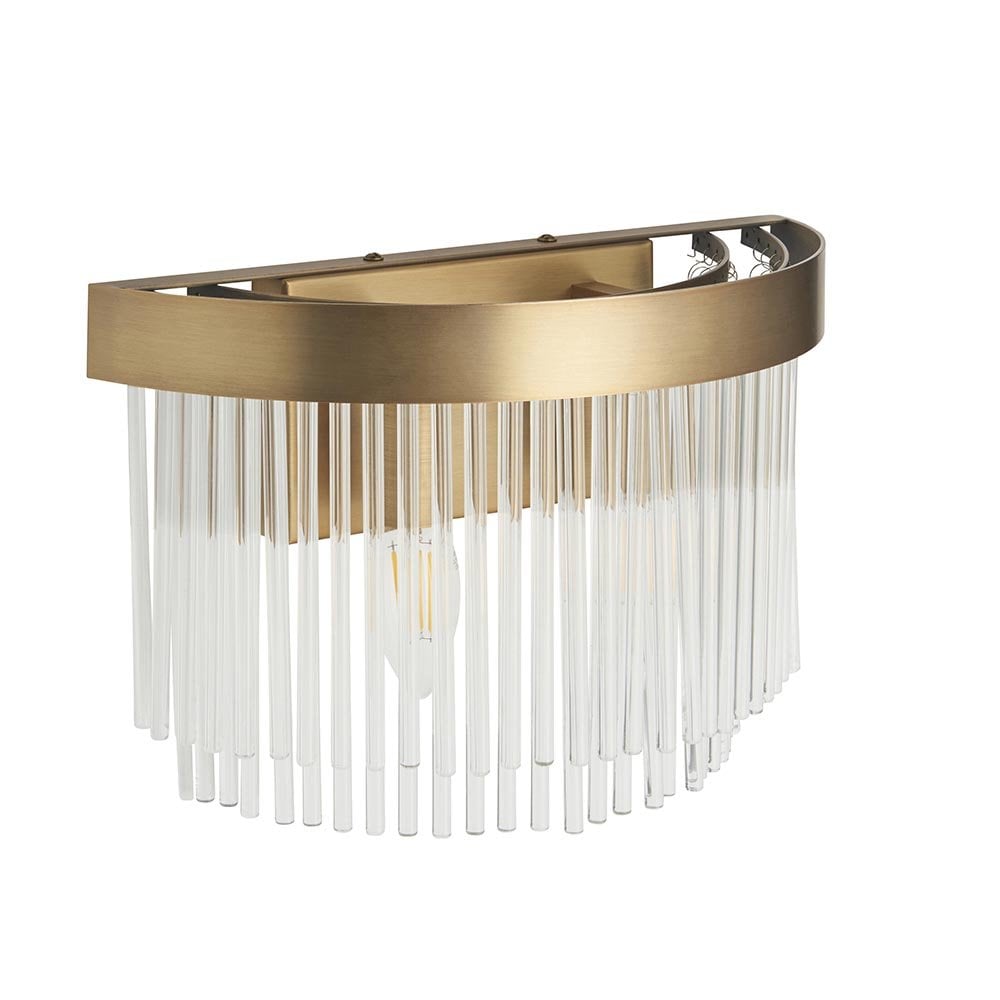 Clermont Antique Brass Wall Light