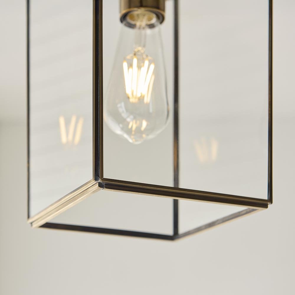 Hammond Small Single Glass Pendant