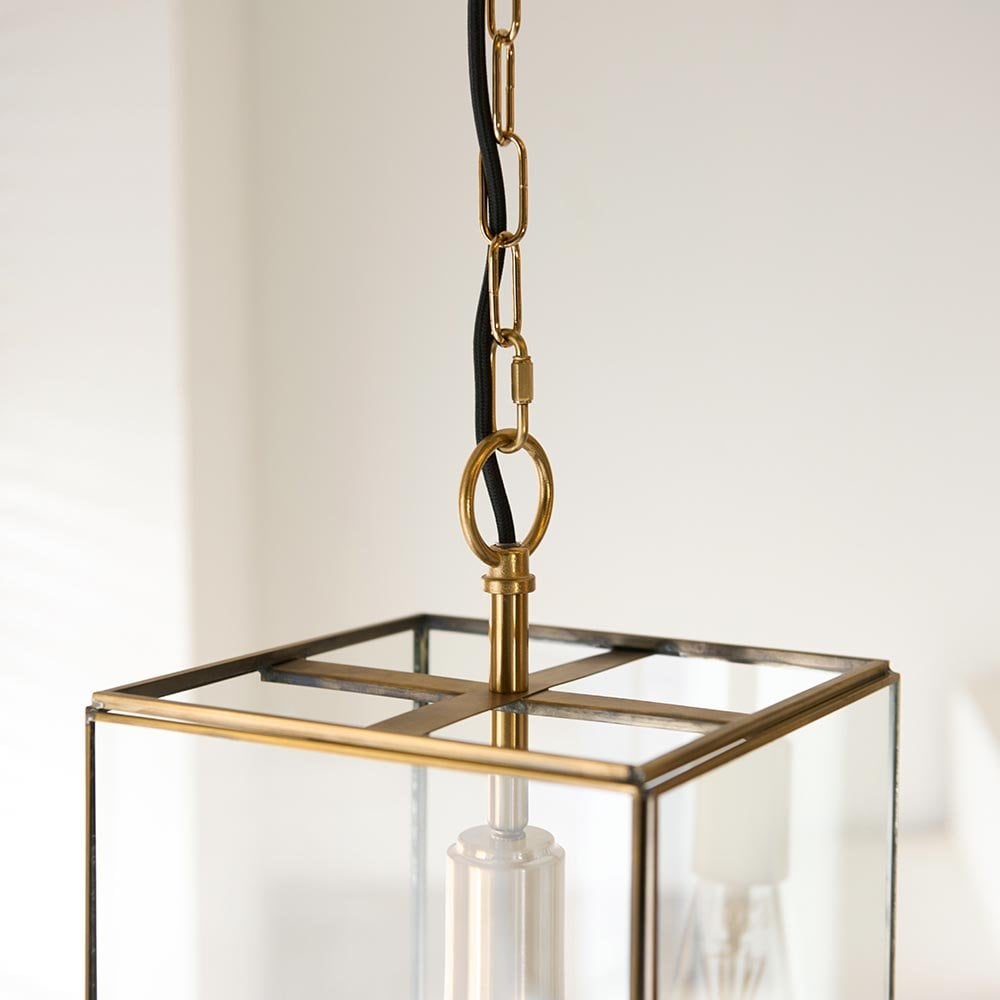 Hammond Large Single Glass Pendant