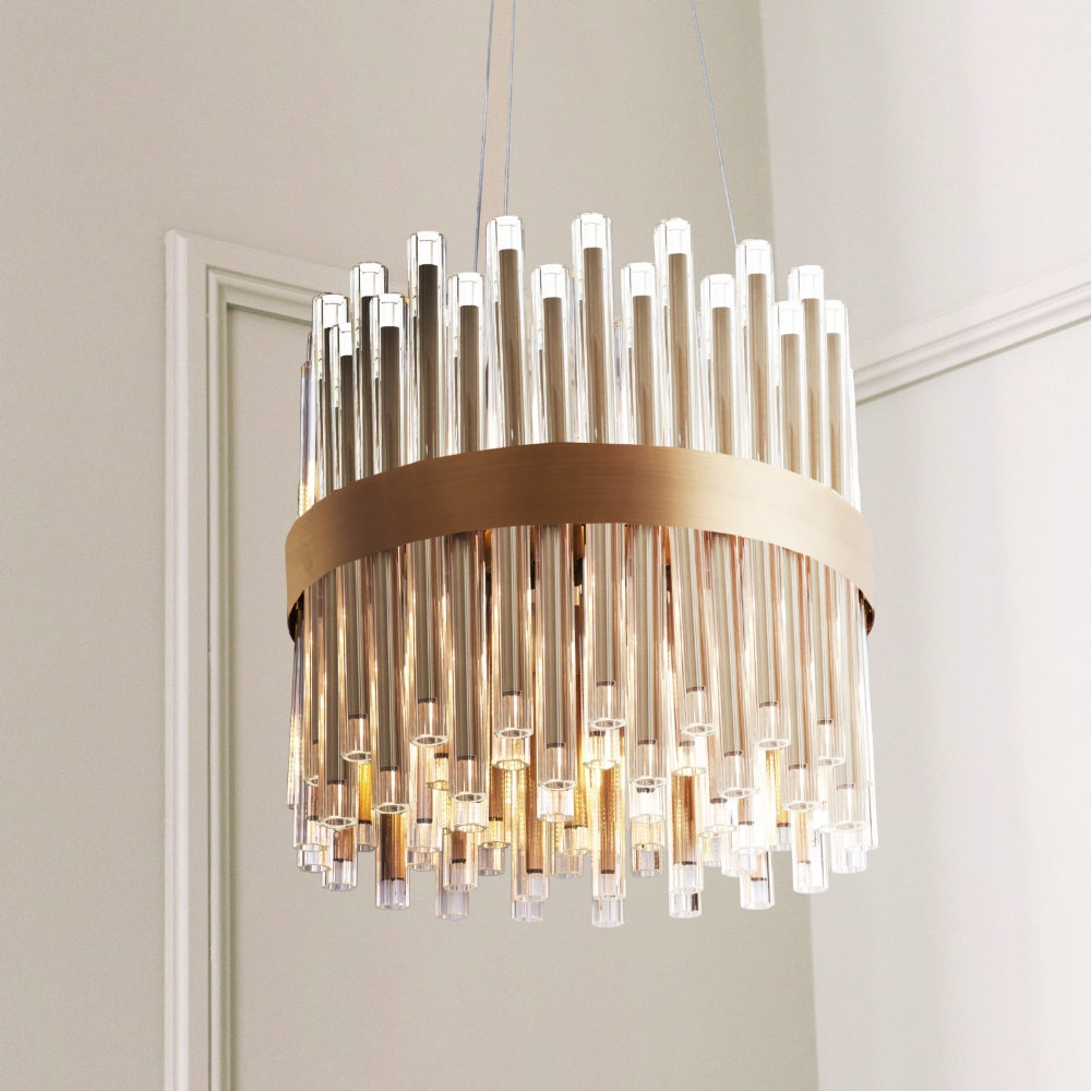 Colmar Antique Brass 40cm Pendant