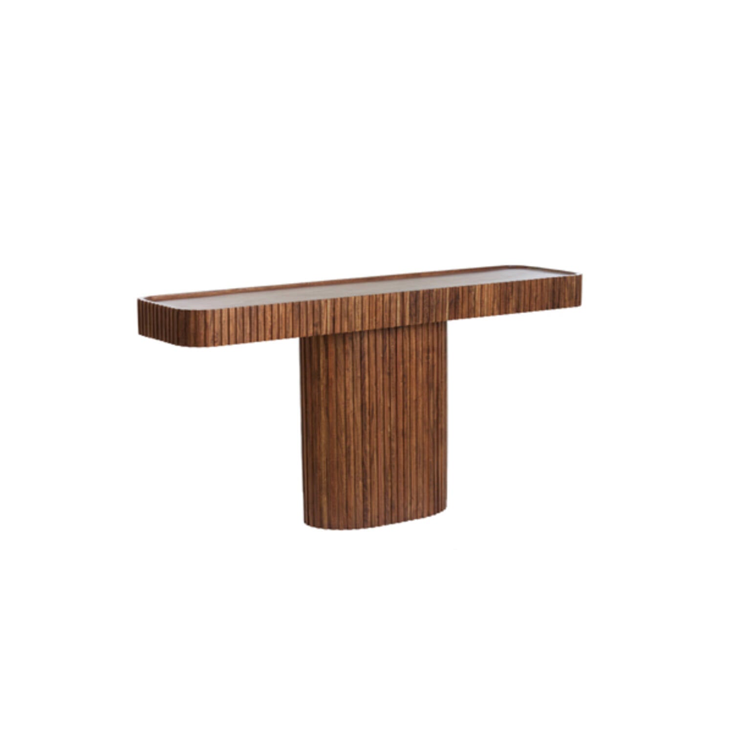 Kioto Console Table in Acacia Brown Wood Finish
