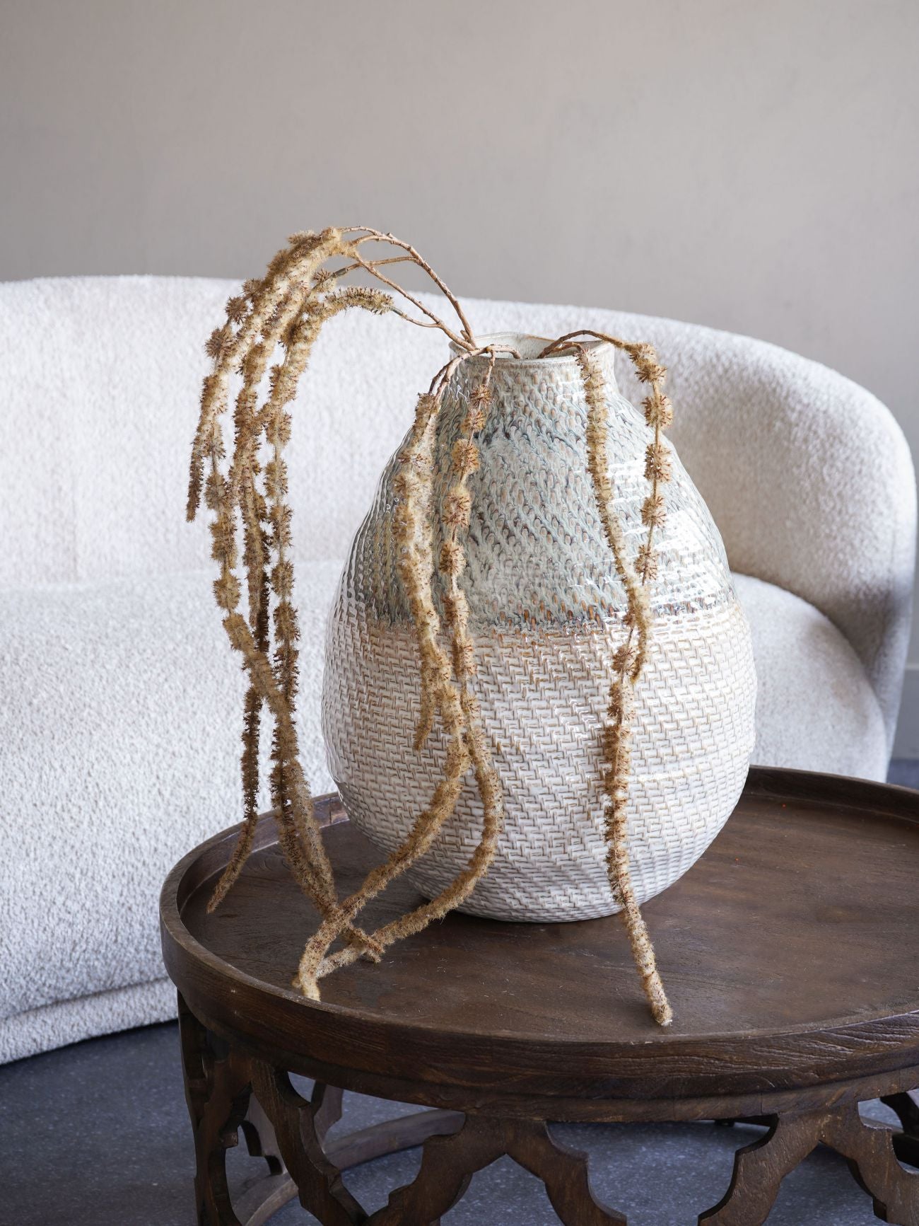 Extra Large Ceramic Woven Vase