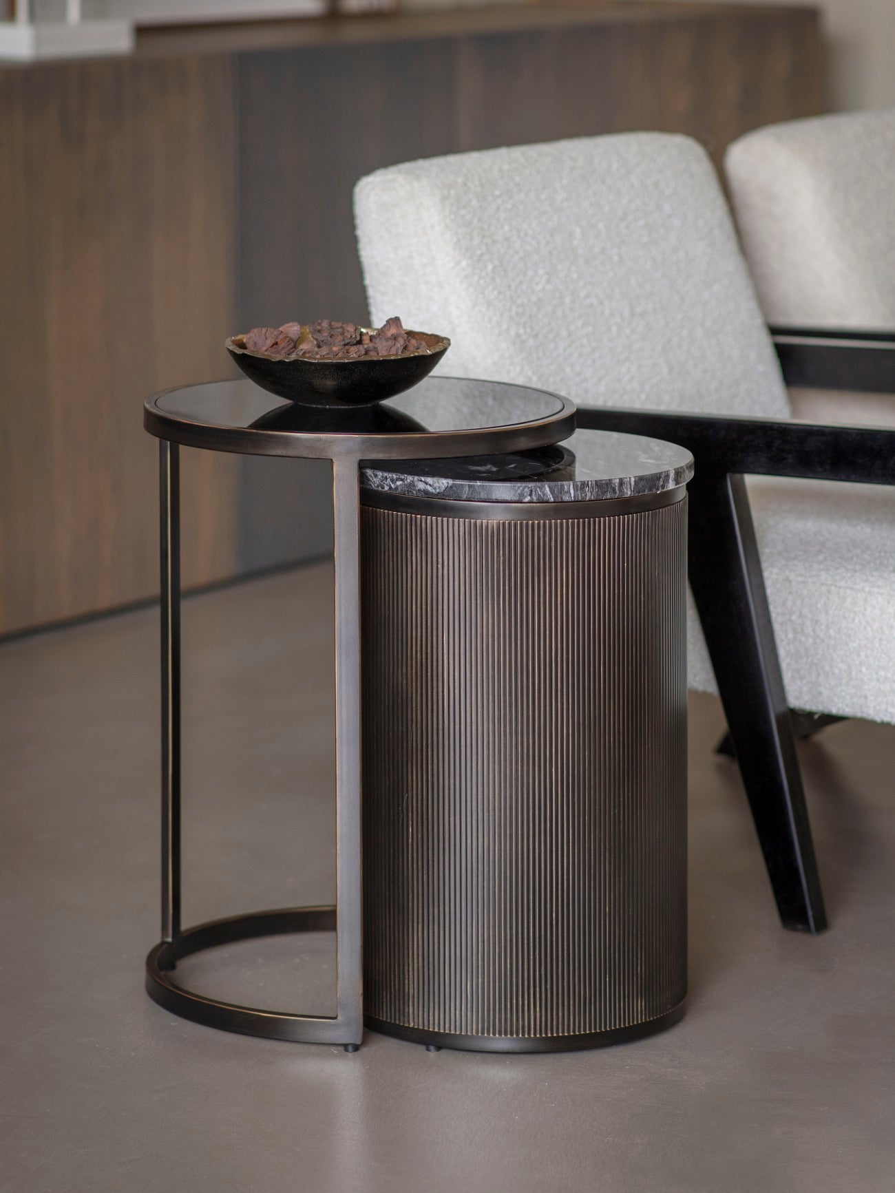 Belvedere Black Nesting Tables