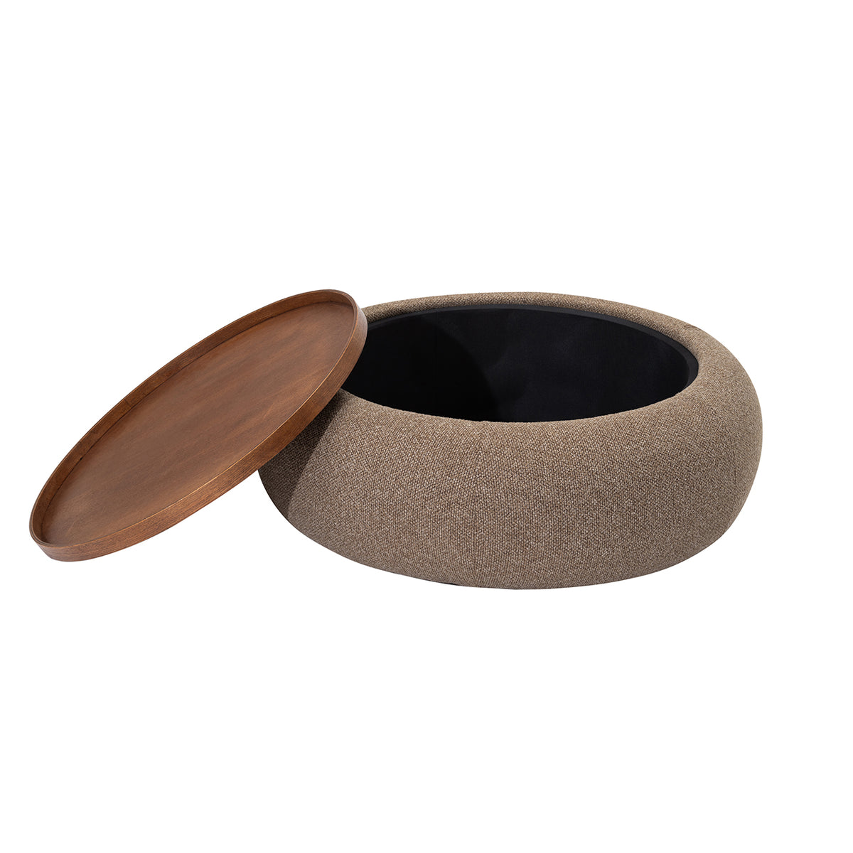 Gensen Ottoman in Coffee Large 100cm