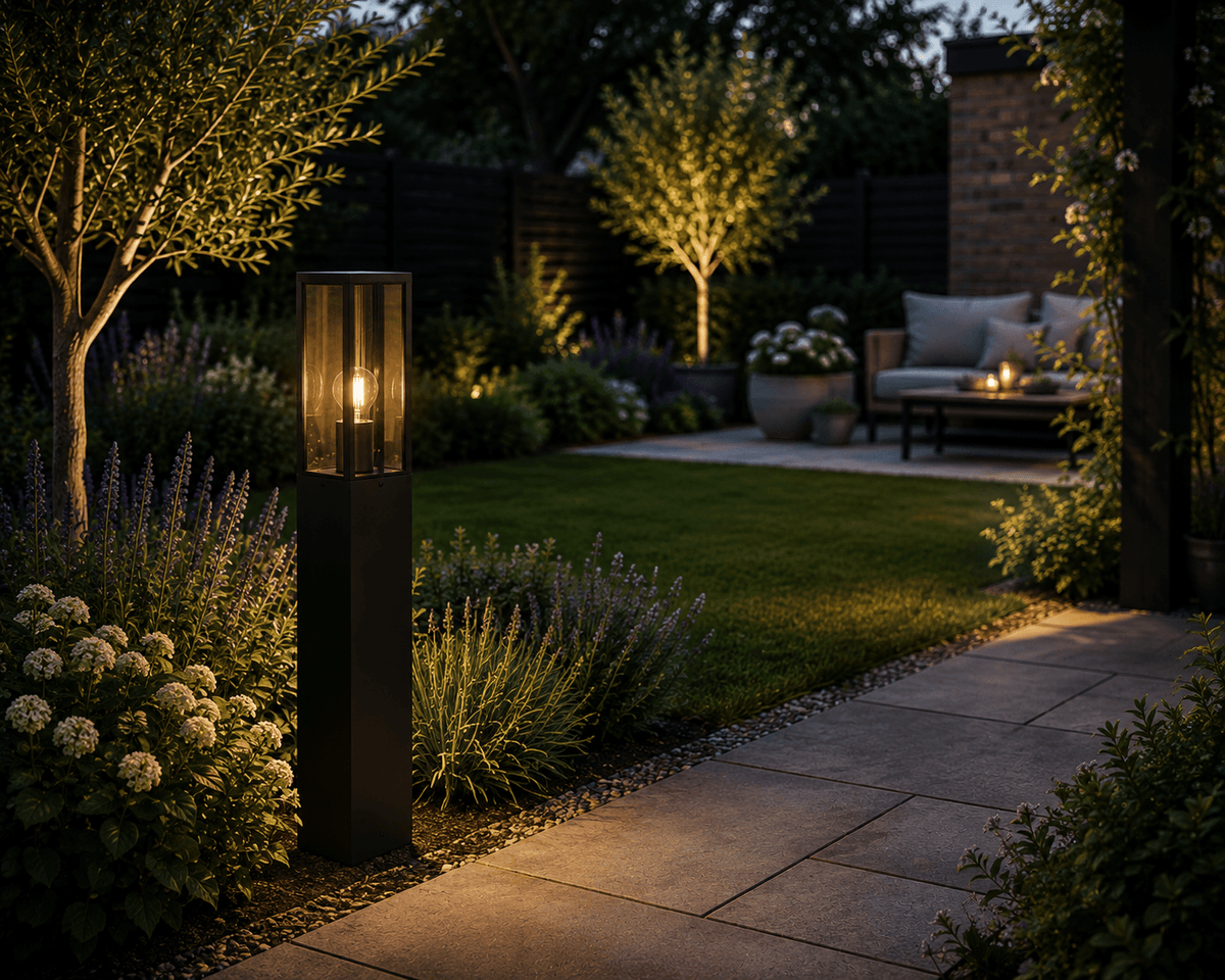 Parker 800mm Bollard in Black Finish