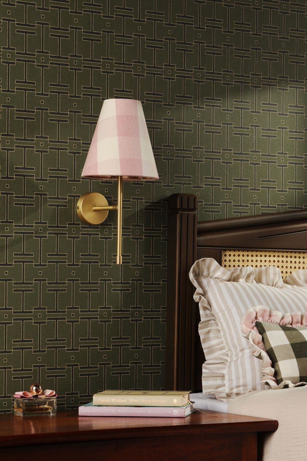 Aix Brushed Brass Wall Light Bracket Only