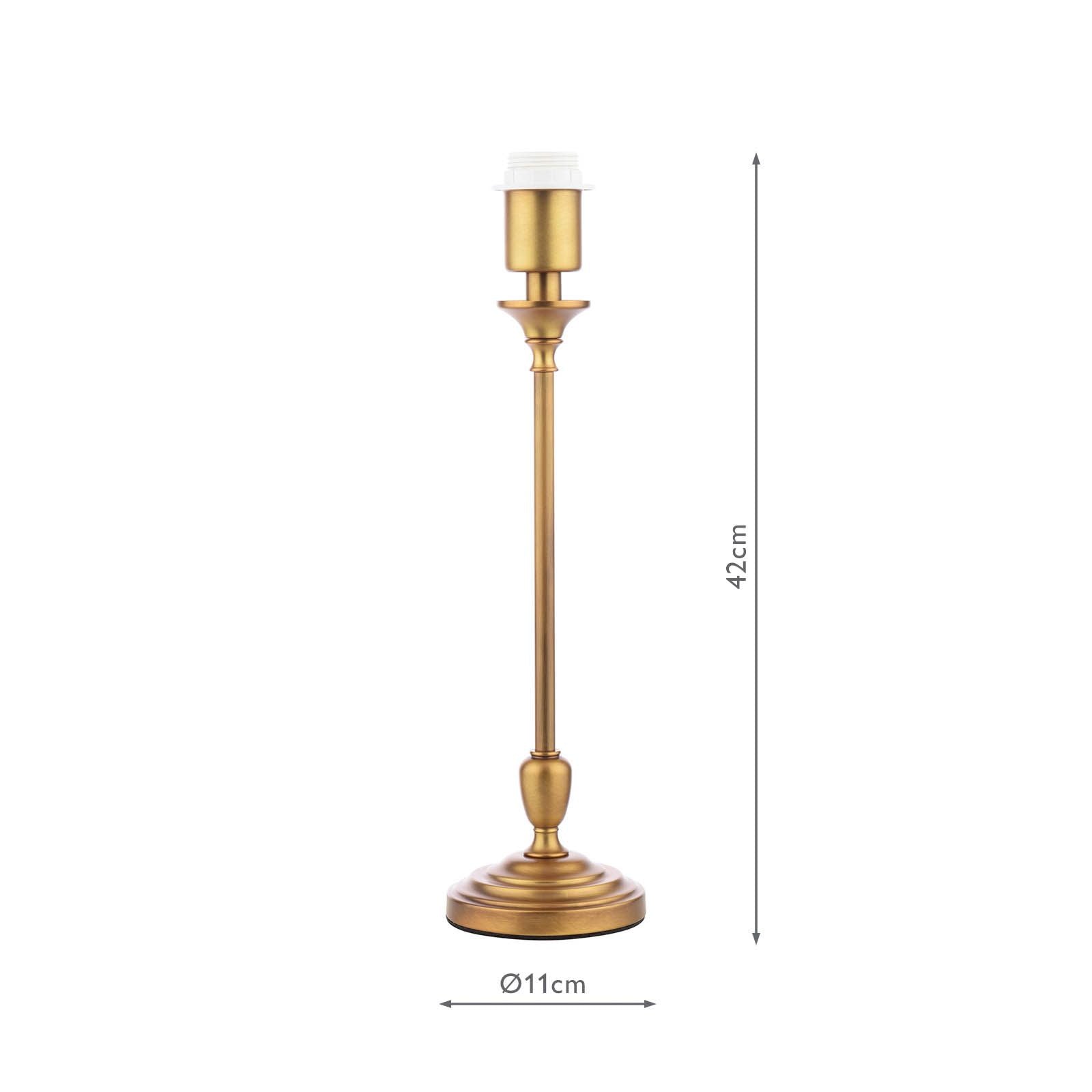 Belsay Hall Base Only Bronze Table Lamp