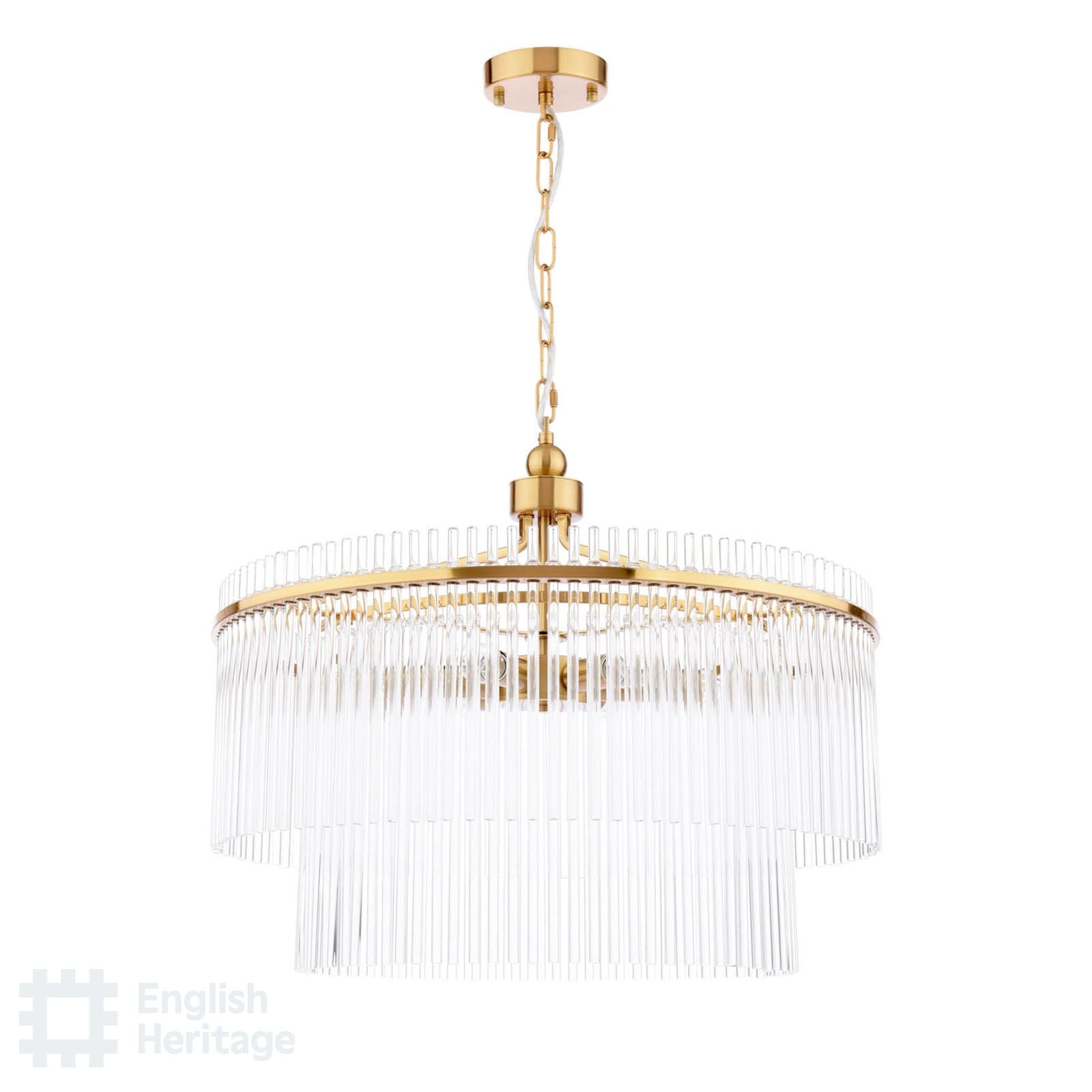 Eltham 6 Light Antique Gold Pendant