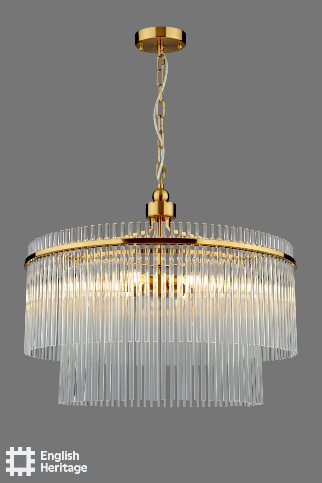 Eltham 6 Light Antique Gold Pendant