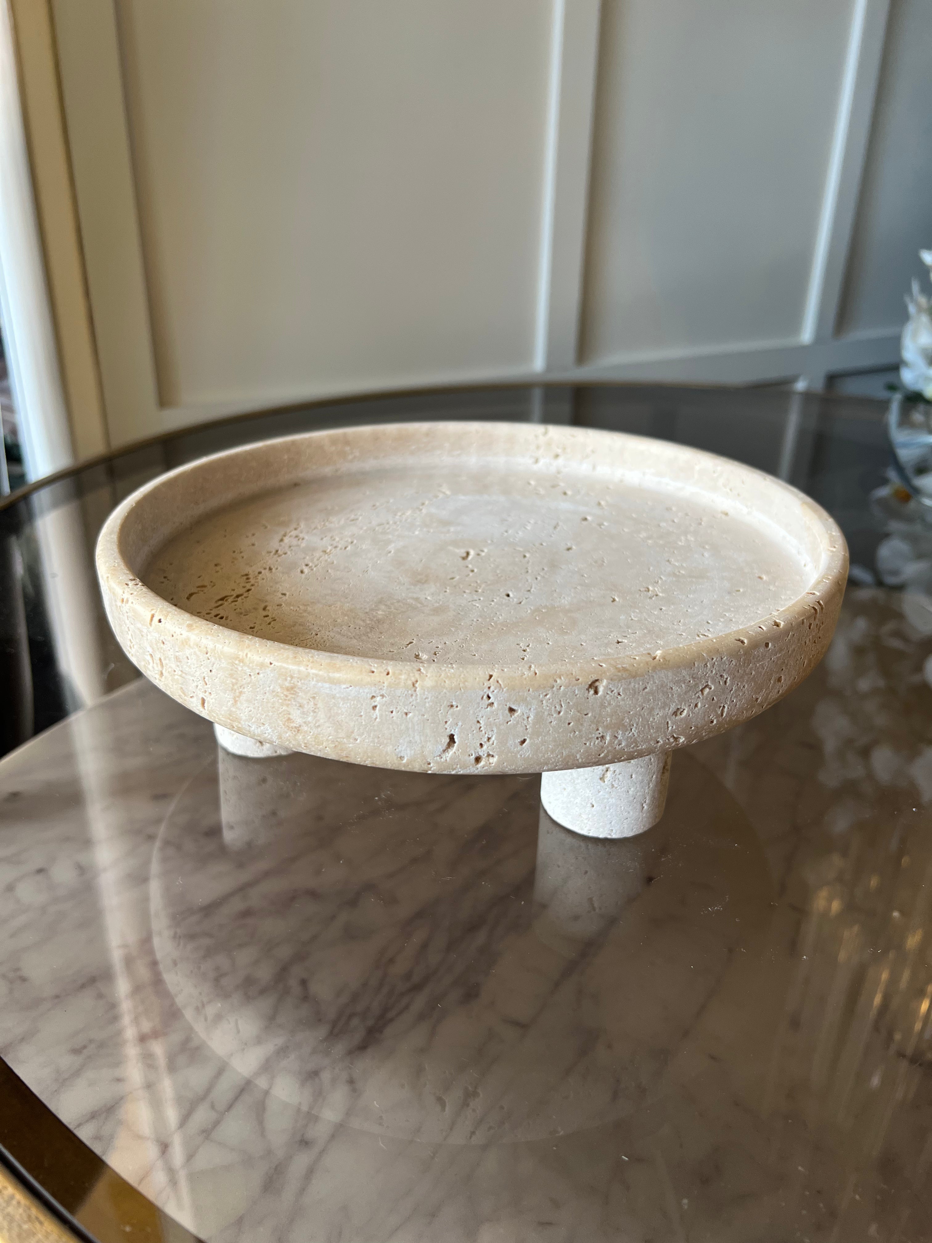 Beige Stone Raised Plate