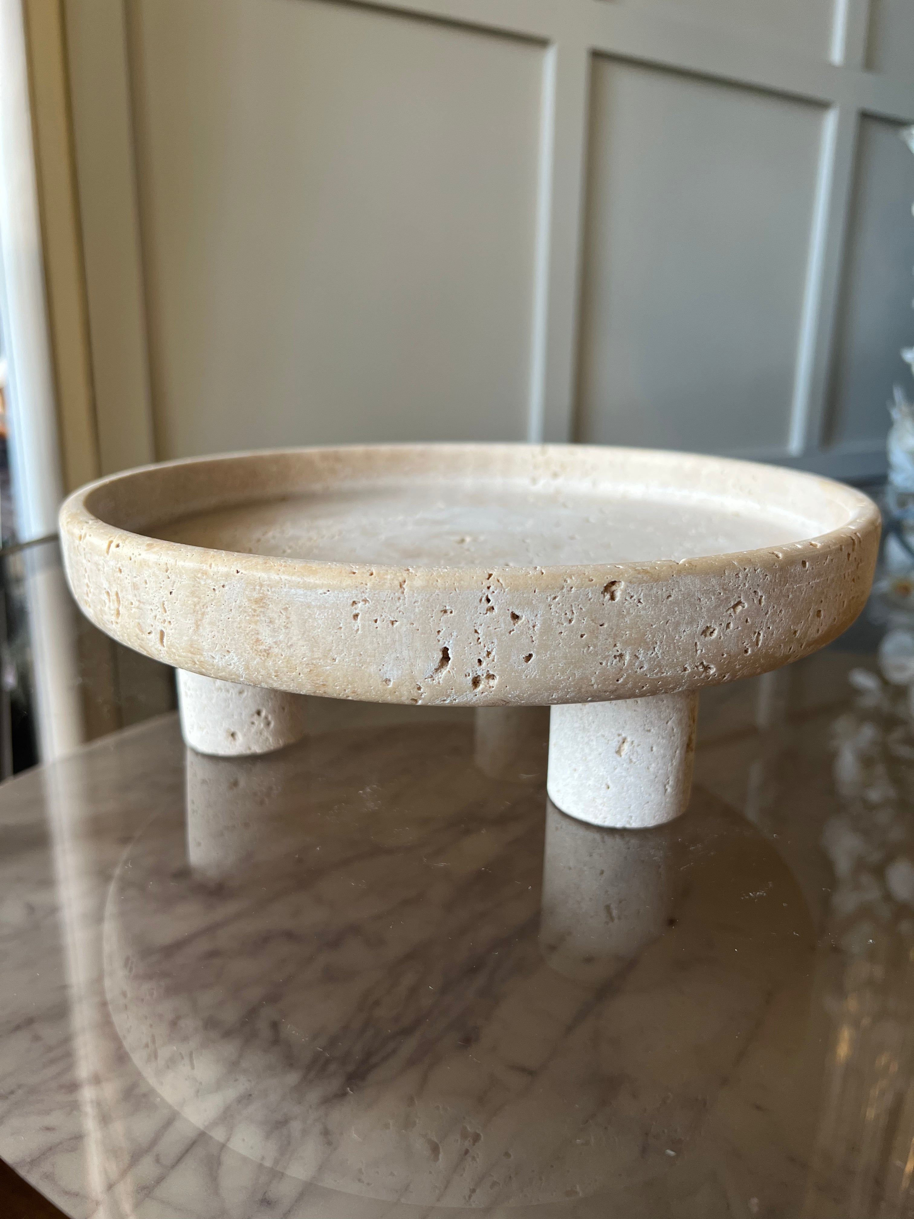 Beige Stone Raised Plate