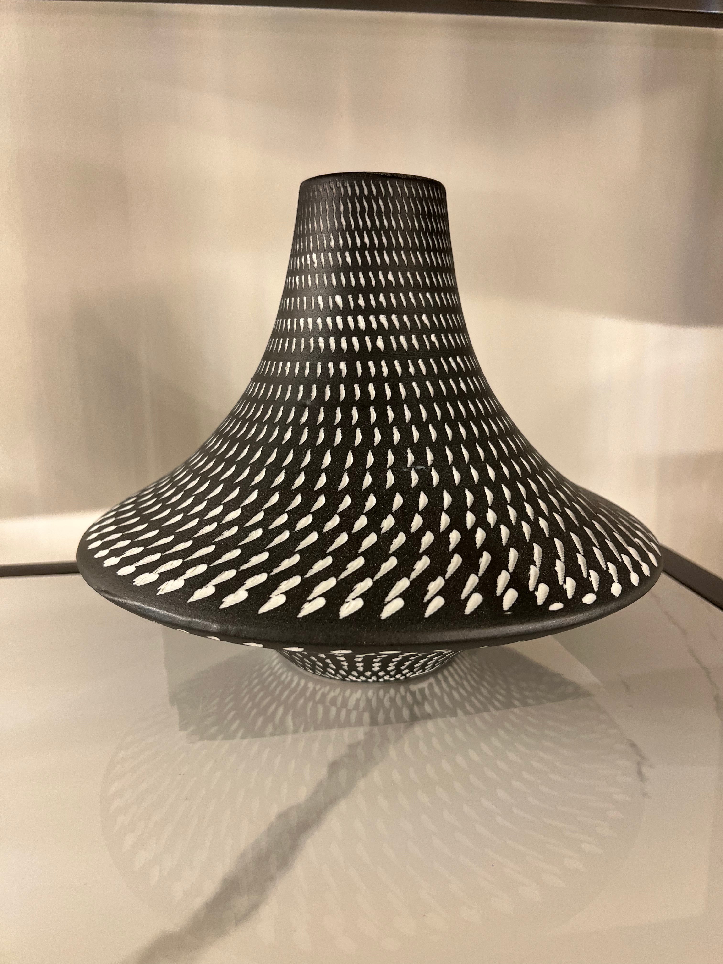 Black & White Ceramic Vase
