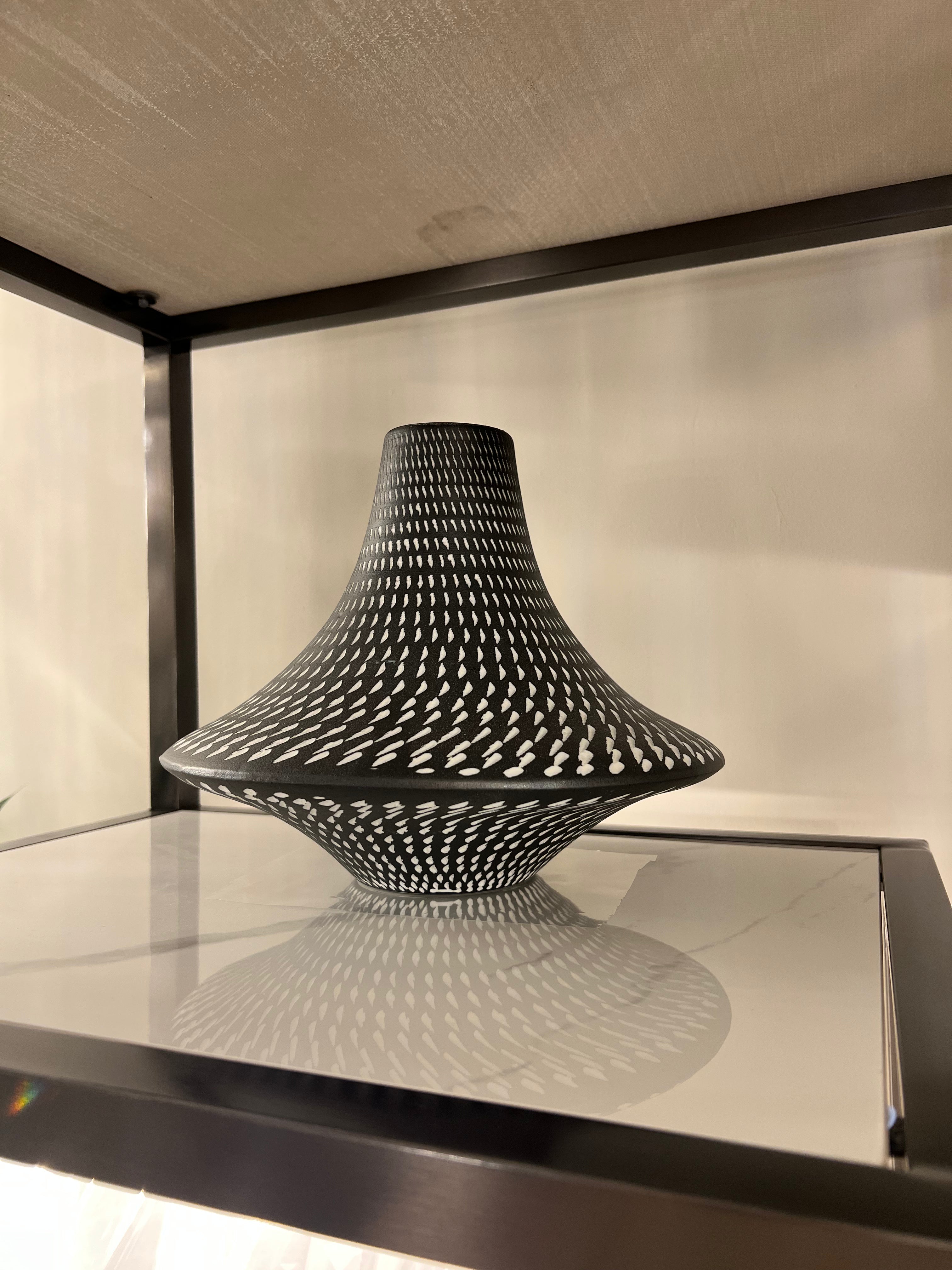 Black & White Ceramic Vase