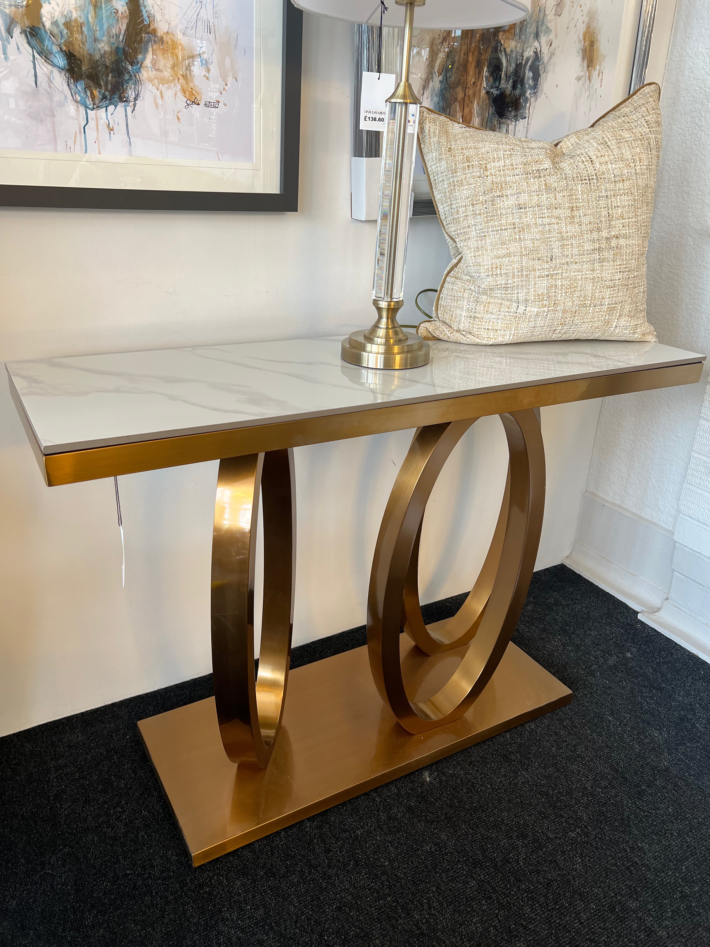 Orbital Luxe Console Side Table