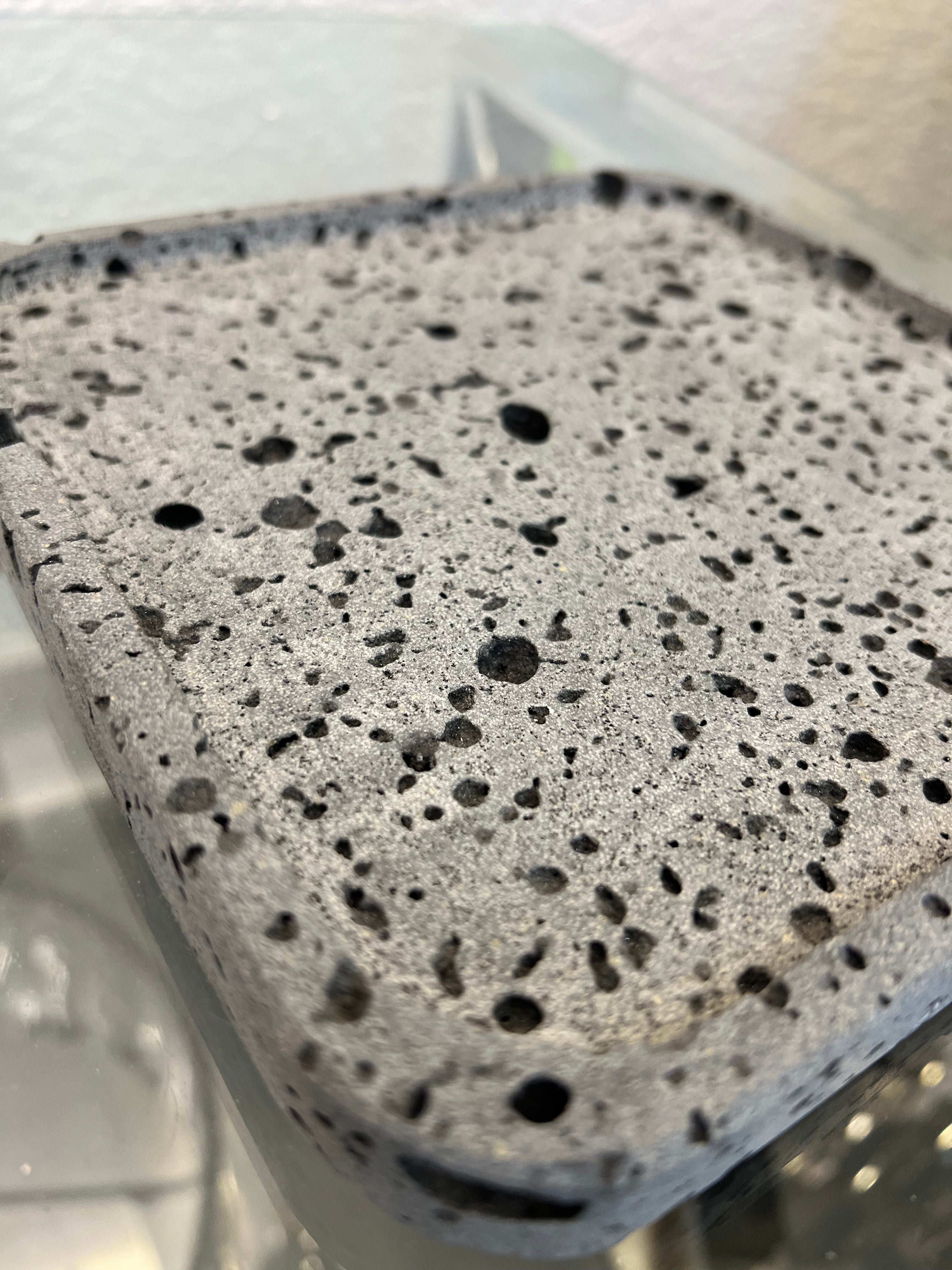 Small Marble Grey Plate 20x20