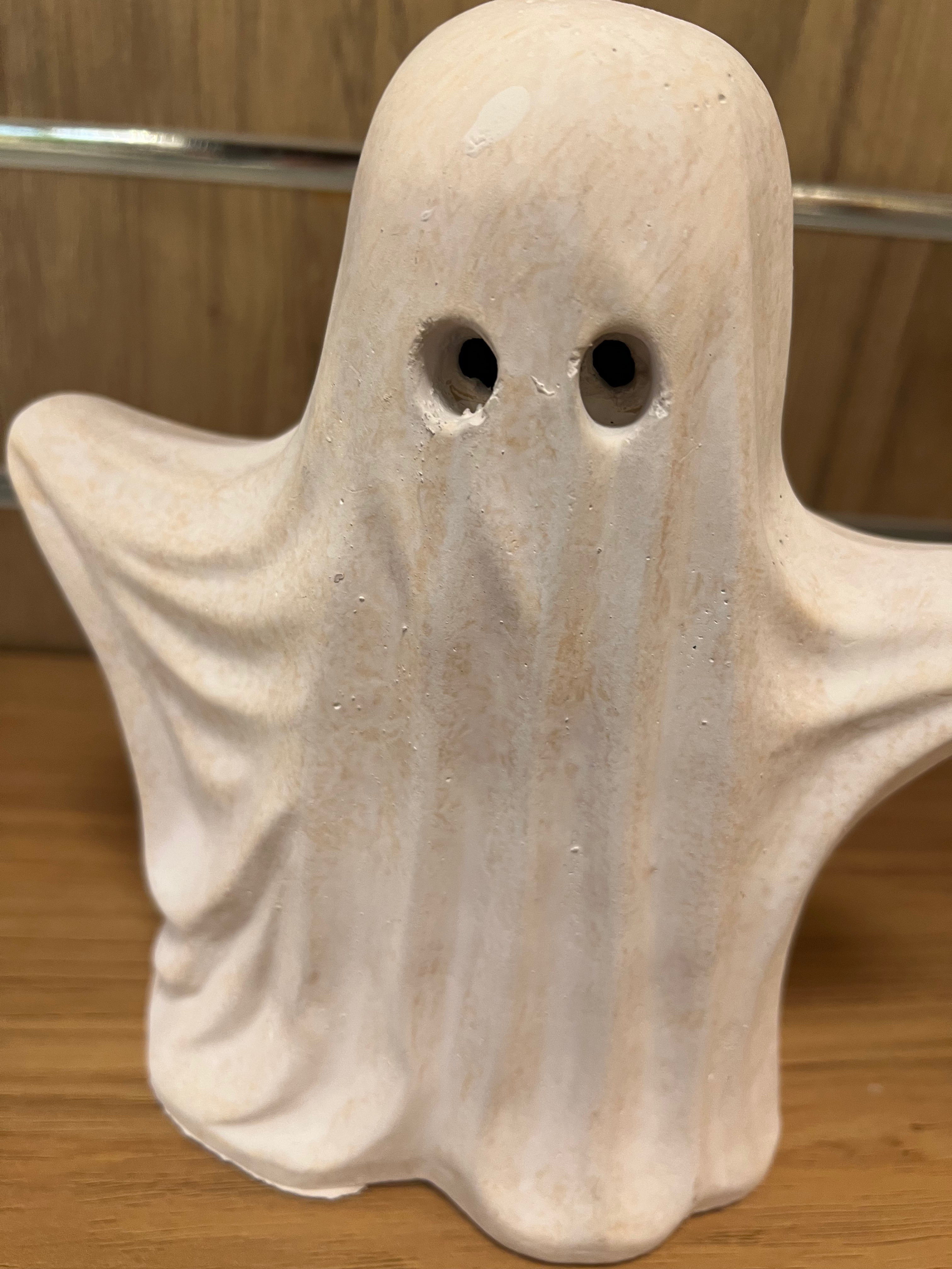 Small Cement Ghost Sculpture