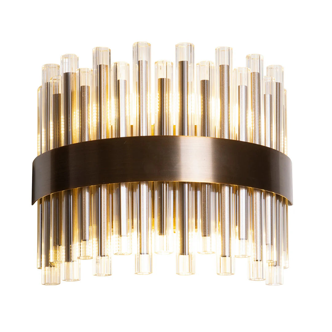 Colmar Antique Brass Wall Light