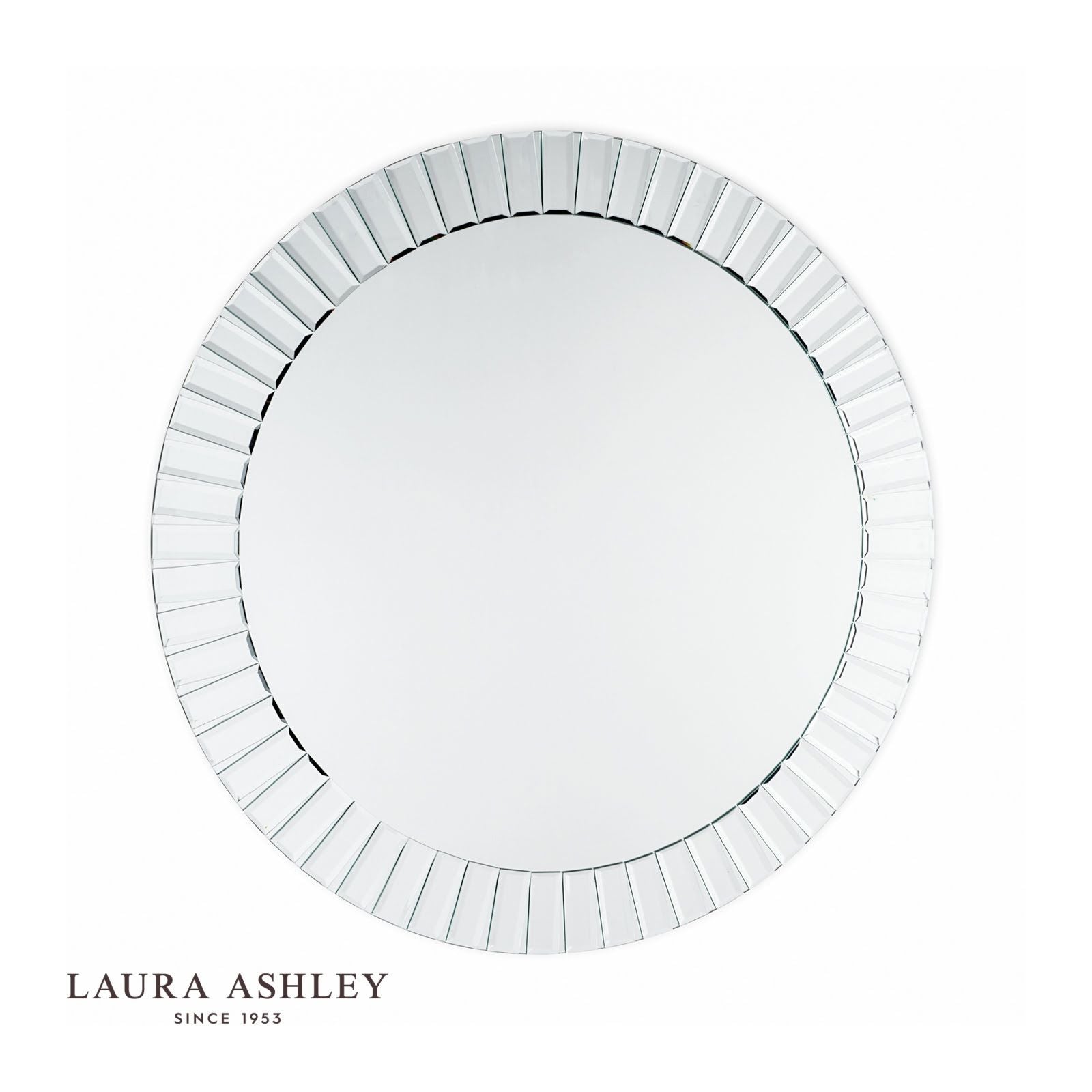 Capri Large Round Bevelled Mirror 100cm