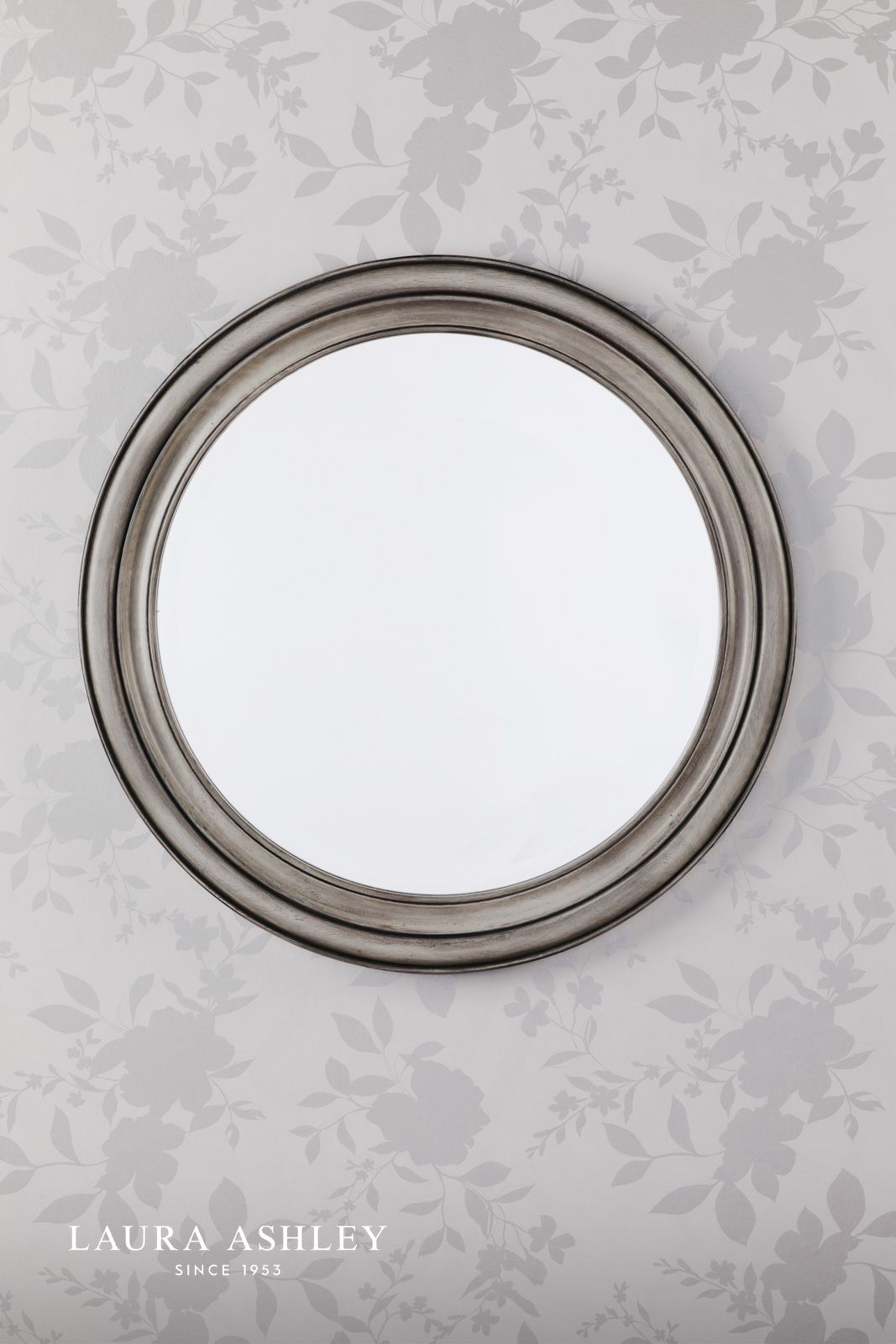 Tate Mirror Grey Distressed Wood 60cm
