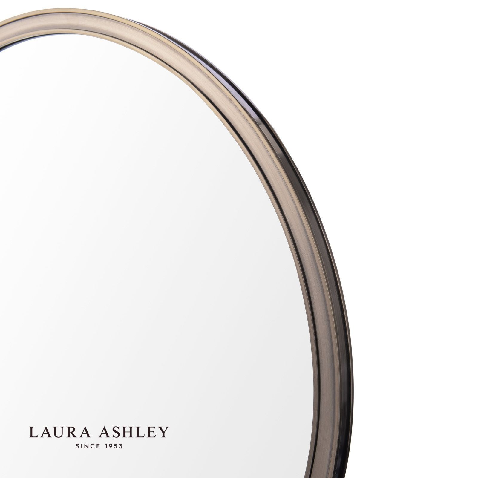 Harrington Mirror Antique Brass and Mirror 60cm