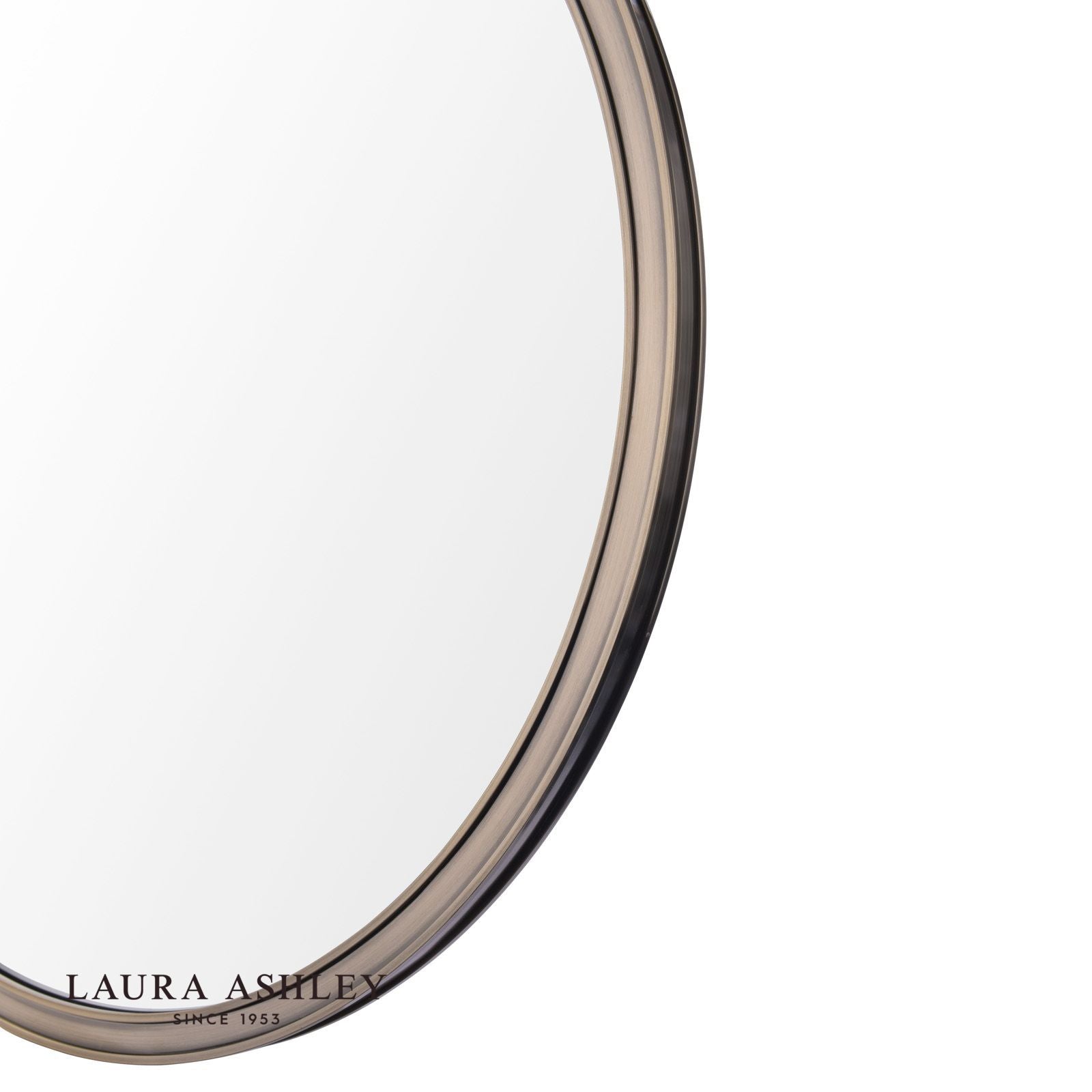 Harrington Mirror Antique Brass and Mirror 60cm