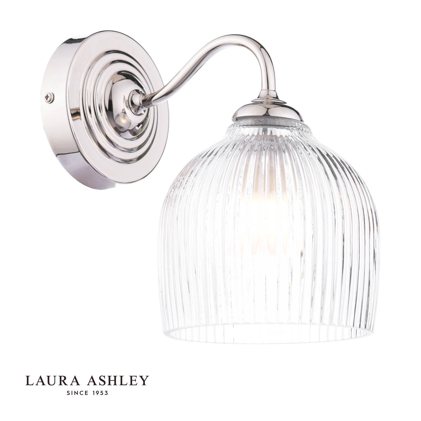 Charissa Polished Chrome Wall Light IP44